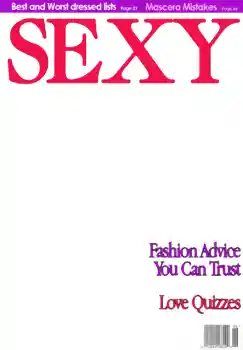 Fotóeffektus a kategóriából Magazinok № 4695. Felirat a kereten: Sexy Fotóeffektus a kategóriából Magazinok № 4695. Felirat a kereten: Sexy